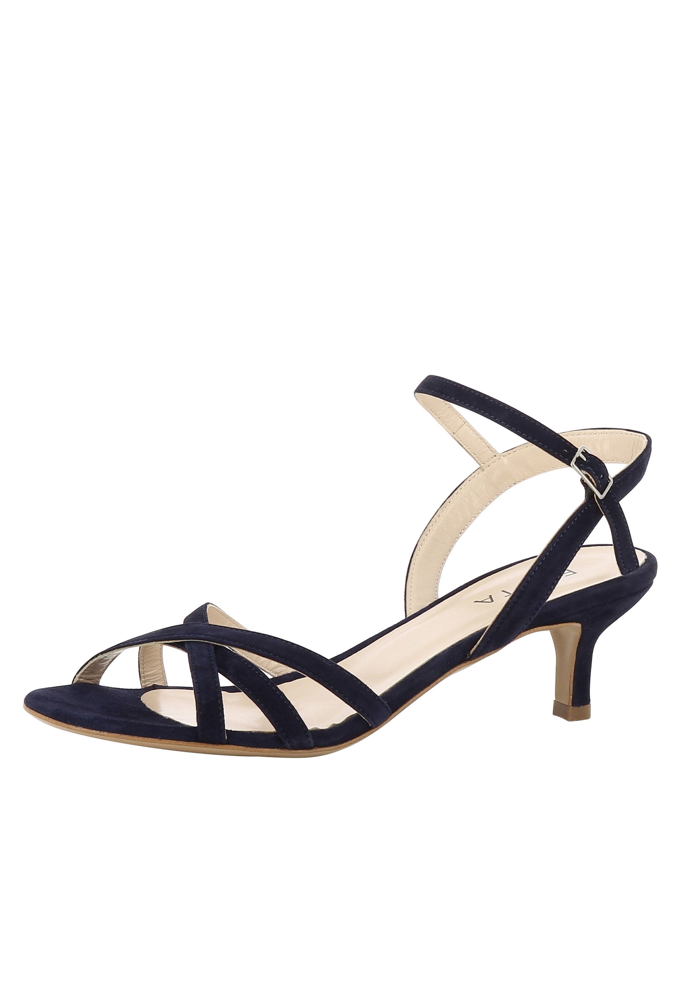 EVITA Strap Sandals in Blue: front
