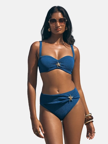 zils love & roses Bikini augšdaļa: no priekšpuses