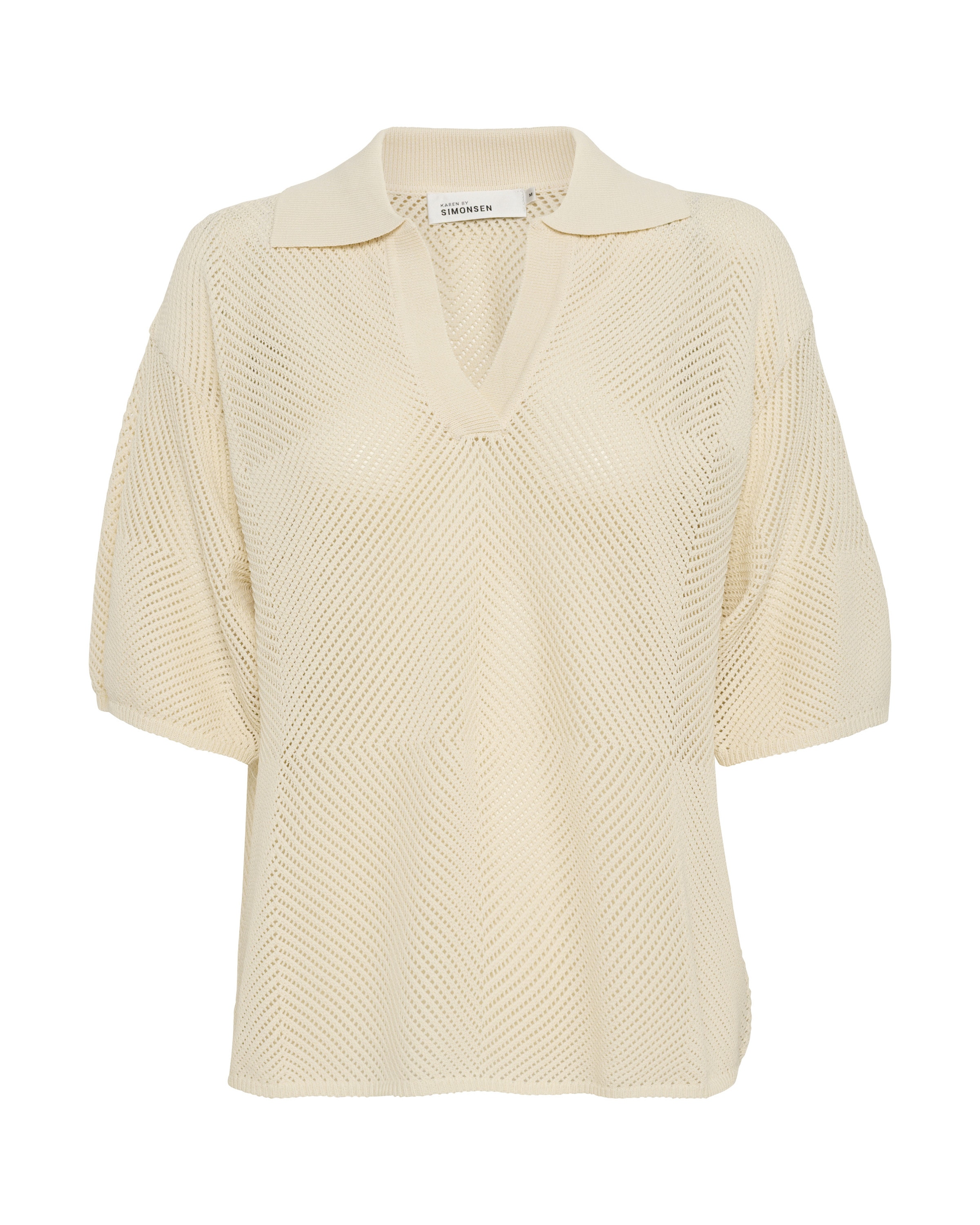 KAREN BY SIMONSEN Pullover 'Upala' in Weiß: Vorderseite