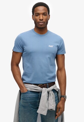 Superdry & Co Shirt 'Essential' in Blue: front