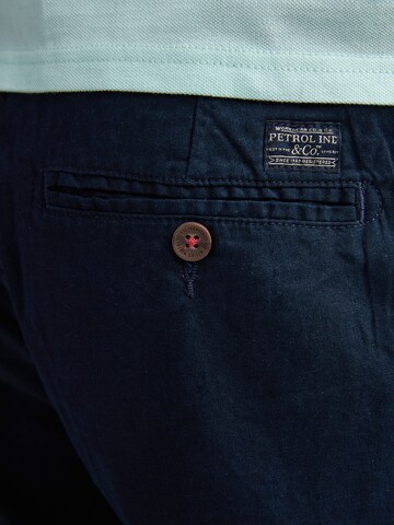Petrol Industries Regularen Hlače | modra barva
