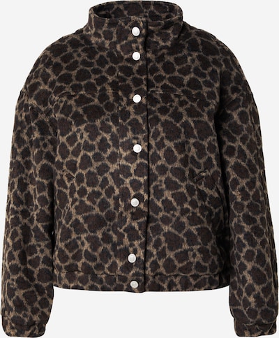 Demisezoninė striukė iš ONLY Carmakoma, spalva – ruda / juoda, Prekių apžvalga