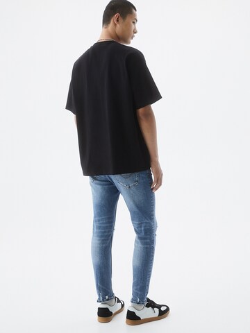 Coupe slim Jean Pull&Bear en bleu