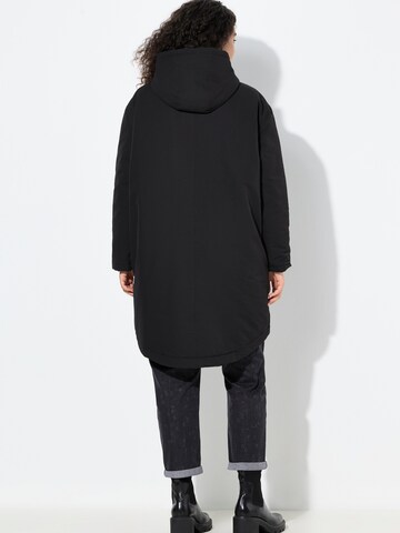 Ulla Popken Демисезонная куртка 'Hyprar Spezialist' в Черный