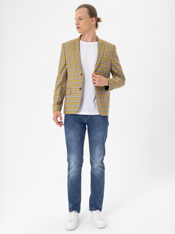 Regular fit Giacca da completo di Daniel Hills in giallo
