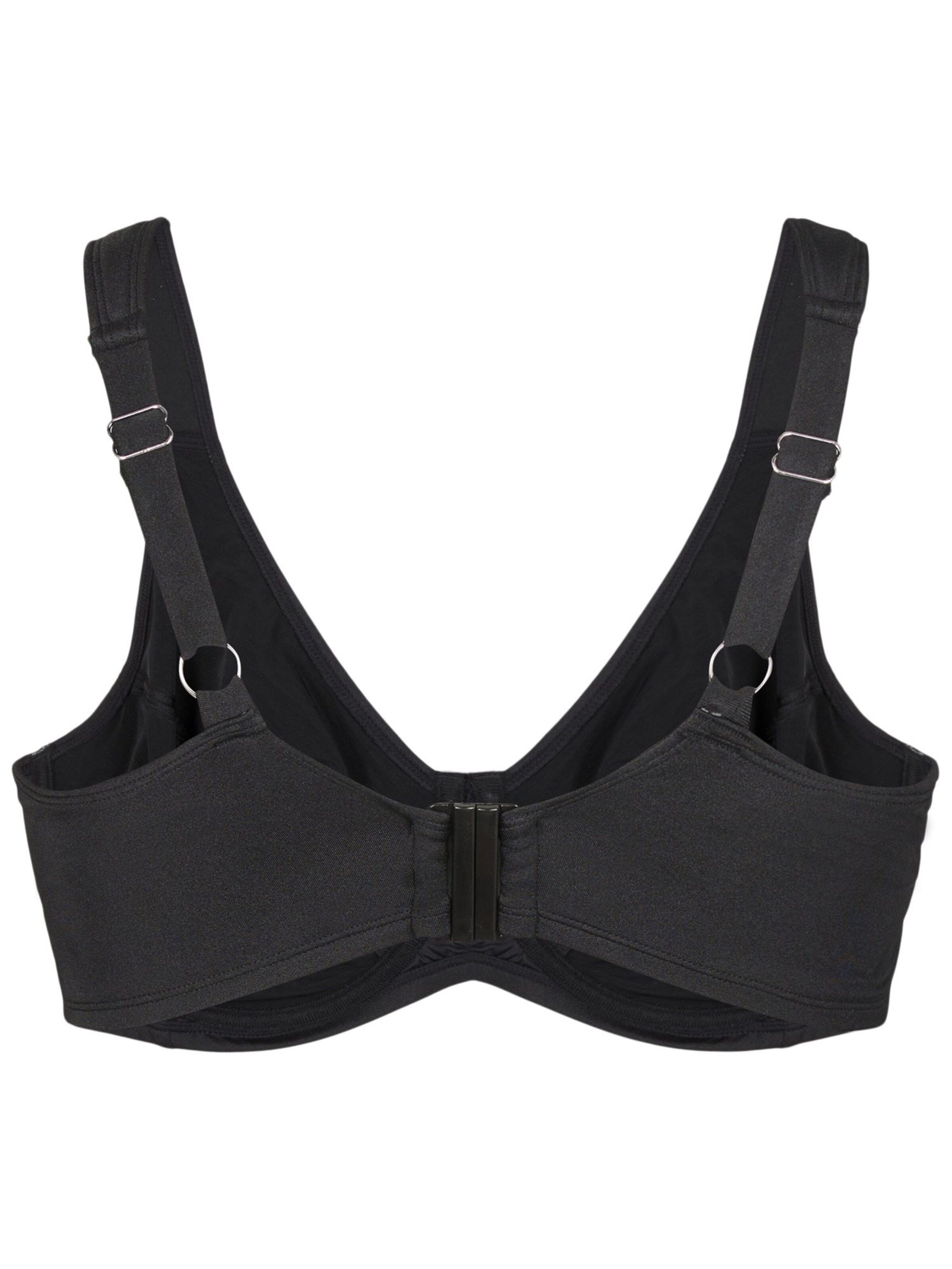 Swim by Zizzi - Reductor Top de bikini 'SRika' en negro