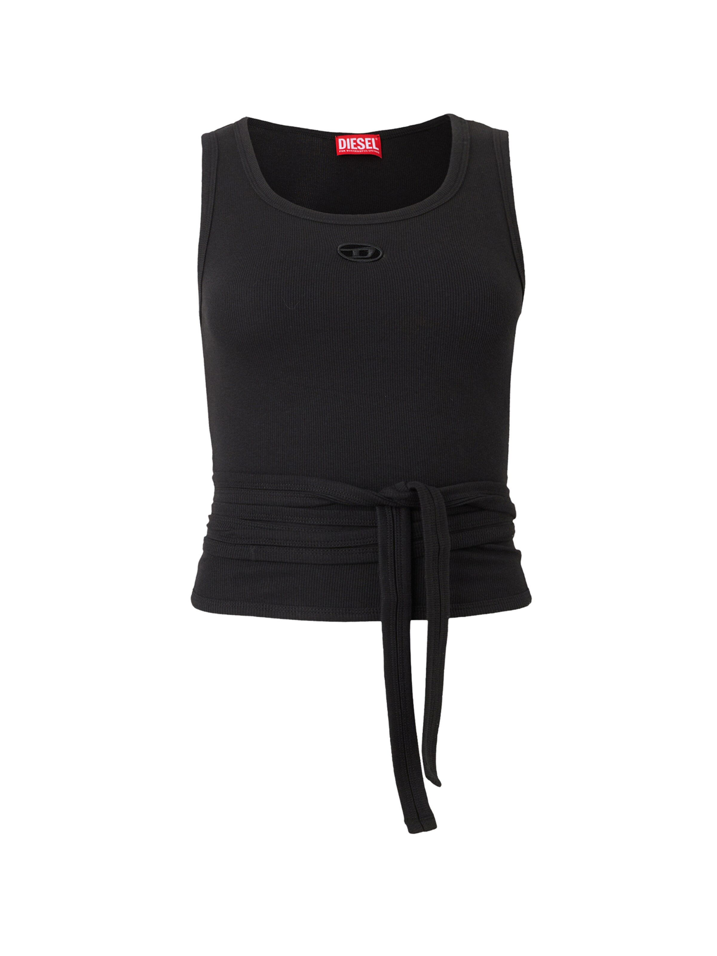 DIESEL Τοπ σε μαύρο: μπροστά