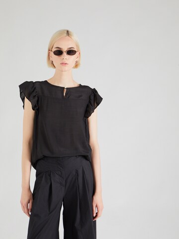 VERO MODA Blouse 'VMKATJA' in Zwart: voorkant