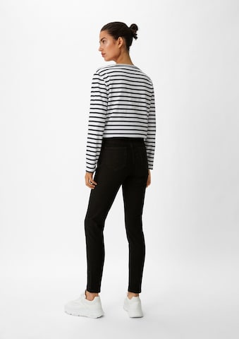 Skinny Jeans de la comma casual identity pe negru: spate