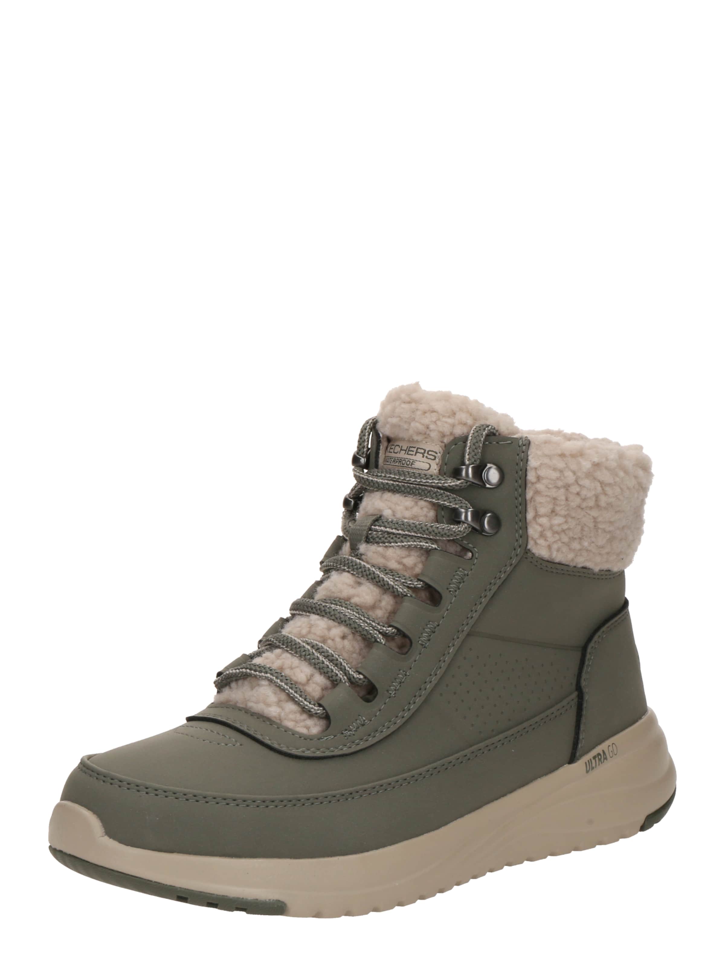 SKECHERS Μποτάκι με κορδόνια 'ON-THE-GO STELLAR - ALPINE' σε πράσινο: μπροστά