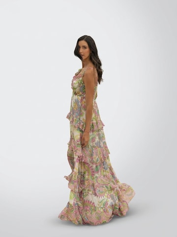 Robe 'Ingrid' Miss June en mélange de couleurs