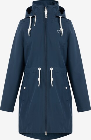 Manteau fonctionnel myMo ATHLSR en bleu : devant