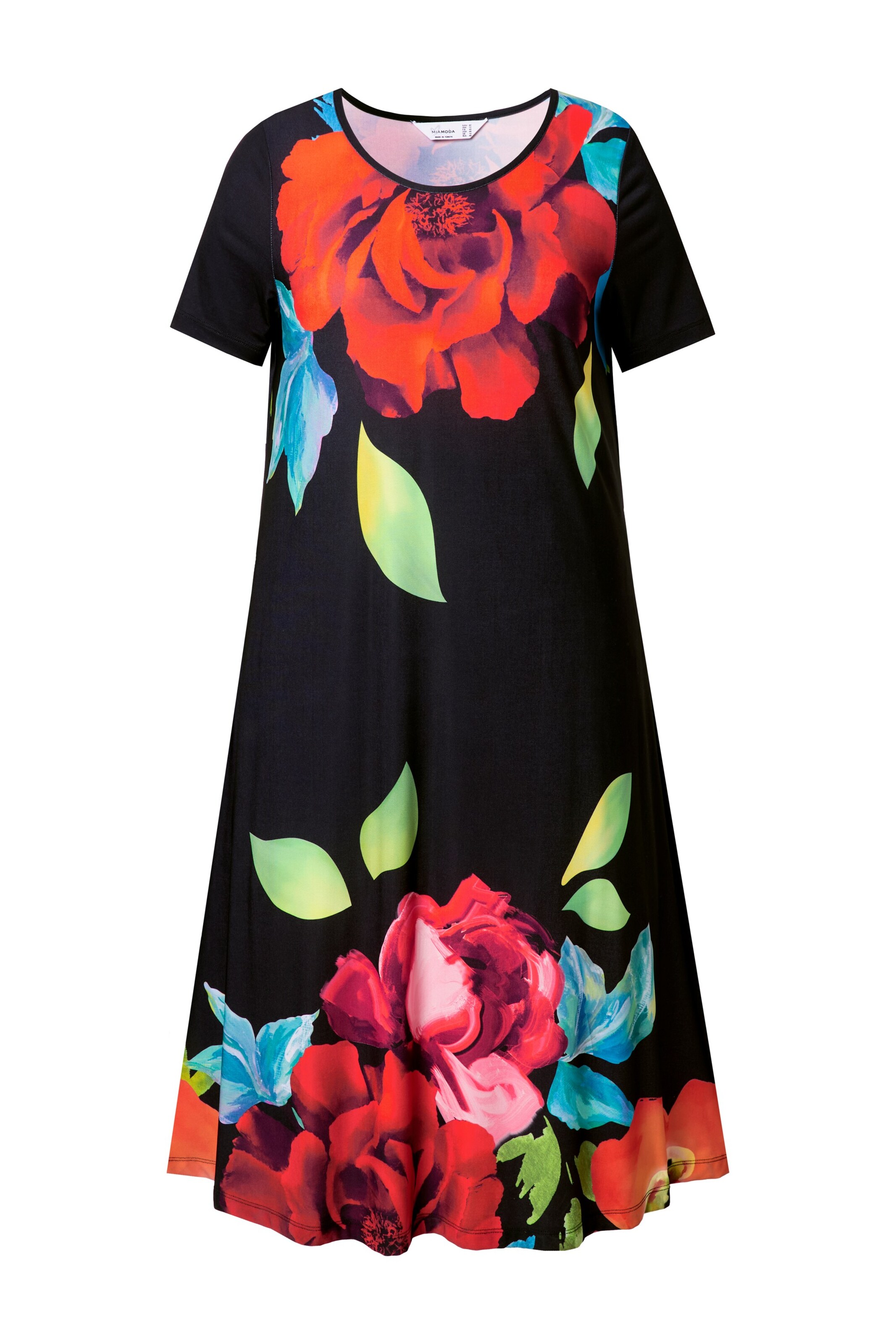 MIAMODA Jurk in Zwart: voorkant