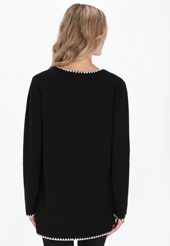 usha BLACK LABEL - Casaco de malha em preto