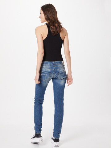 Coupe slim Jean 'PIPER' Herrlicher en bleu