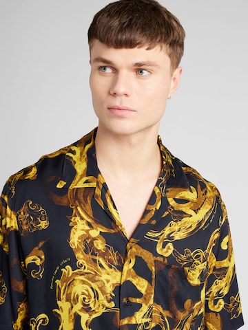 Versace Jeans Couture Comfort fit Button Up Shirt 'BOWLING' in Black