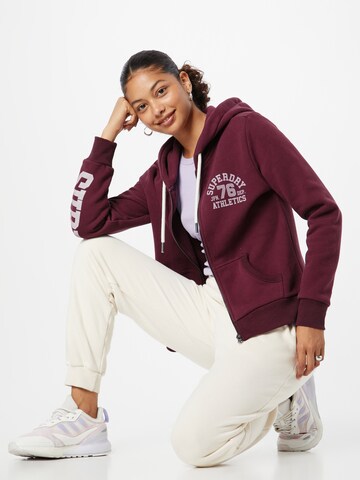 Superdry Sweatjacka i lila