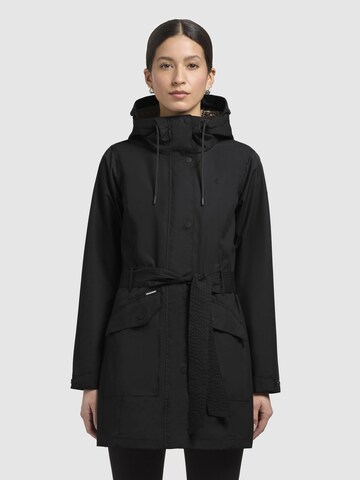 Veste mi-saison ' MOSTI ' khujo en noir : devant
