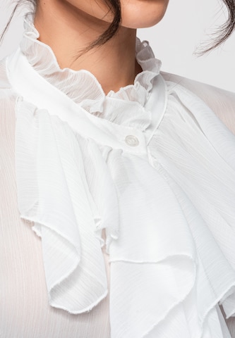 Ombre Bluse 'OW-SH-E0008' in Weiß