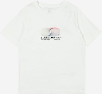 T-Shirt 'JCOCALMA' Jack & Jones Junior en blanc : devant