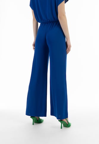 faina Loosefit Hose in Blau