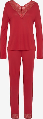 LASCANA - Pijama en rojo: frente