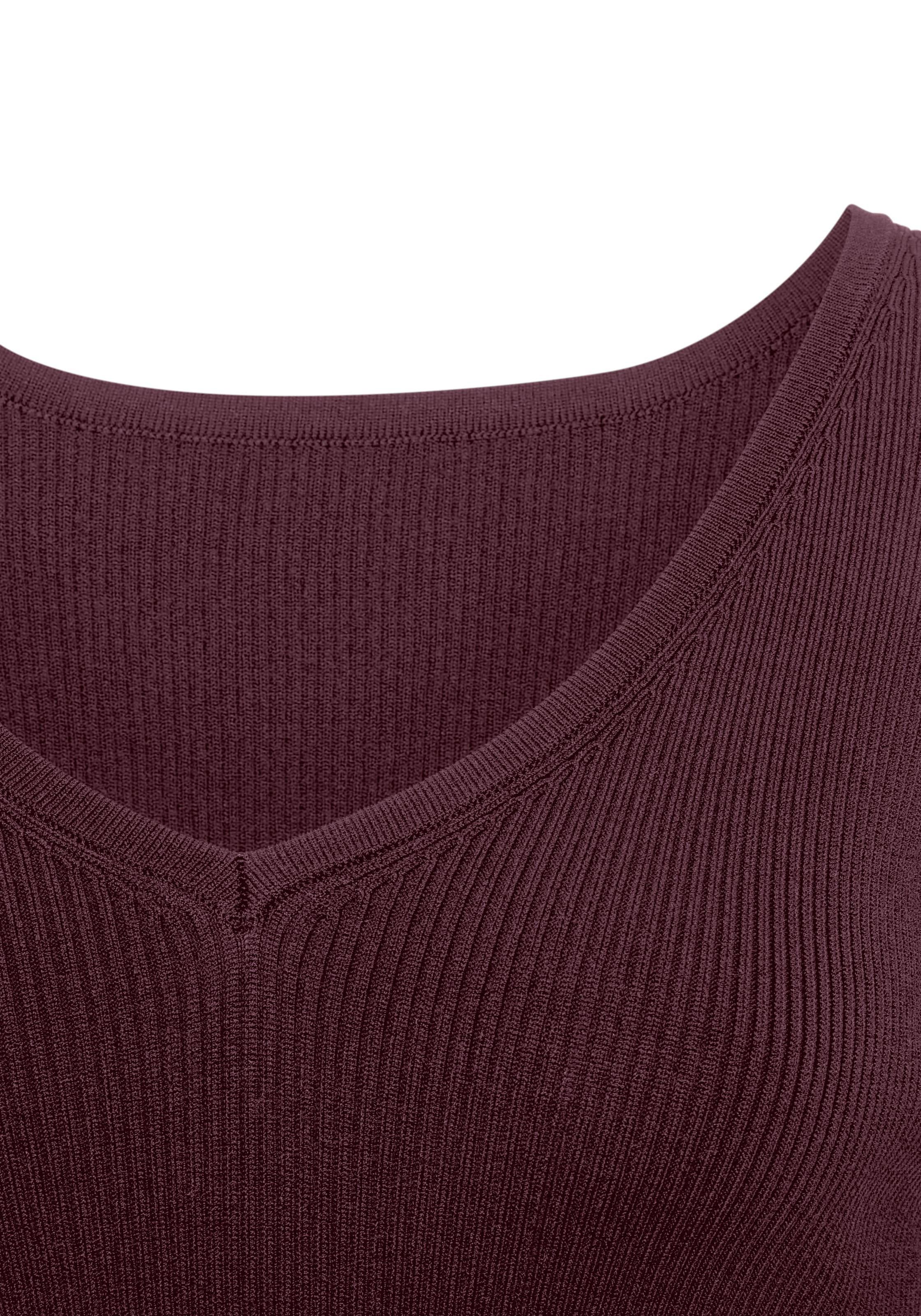 LASCANA Pullover in Lila