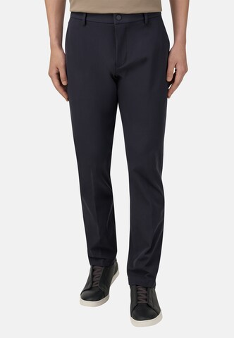 Boggi Milano Slimfit Chino in Blauw: voorkant