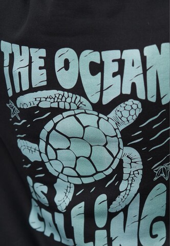 Cloud5ive Sweatshirt '77 OCEAN' in Zwart