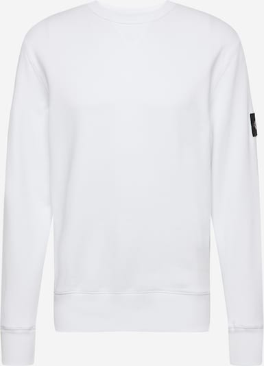 Calvin Klein Jeans Sweatshirt i svart / hvit, Produktvisning