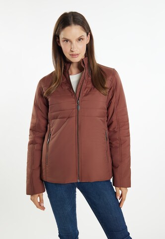 Usha Between-season jacket in Brown: front