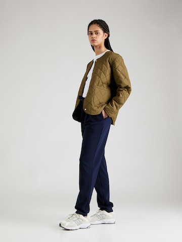 VILA Loose fit Pleat-Front Pants 'CLAVA' in Blue