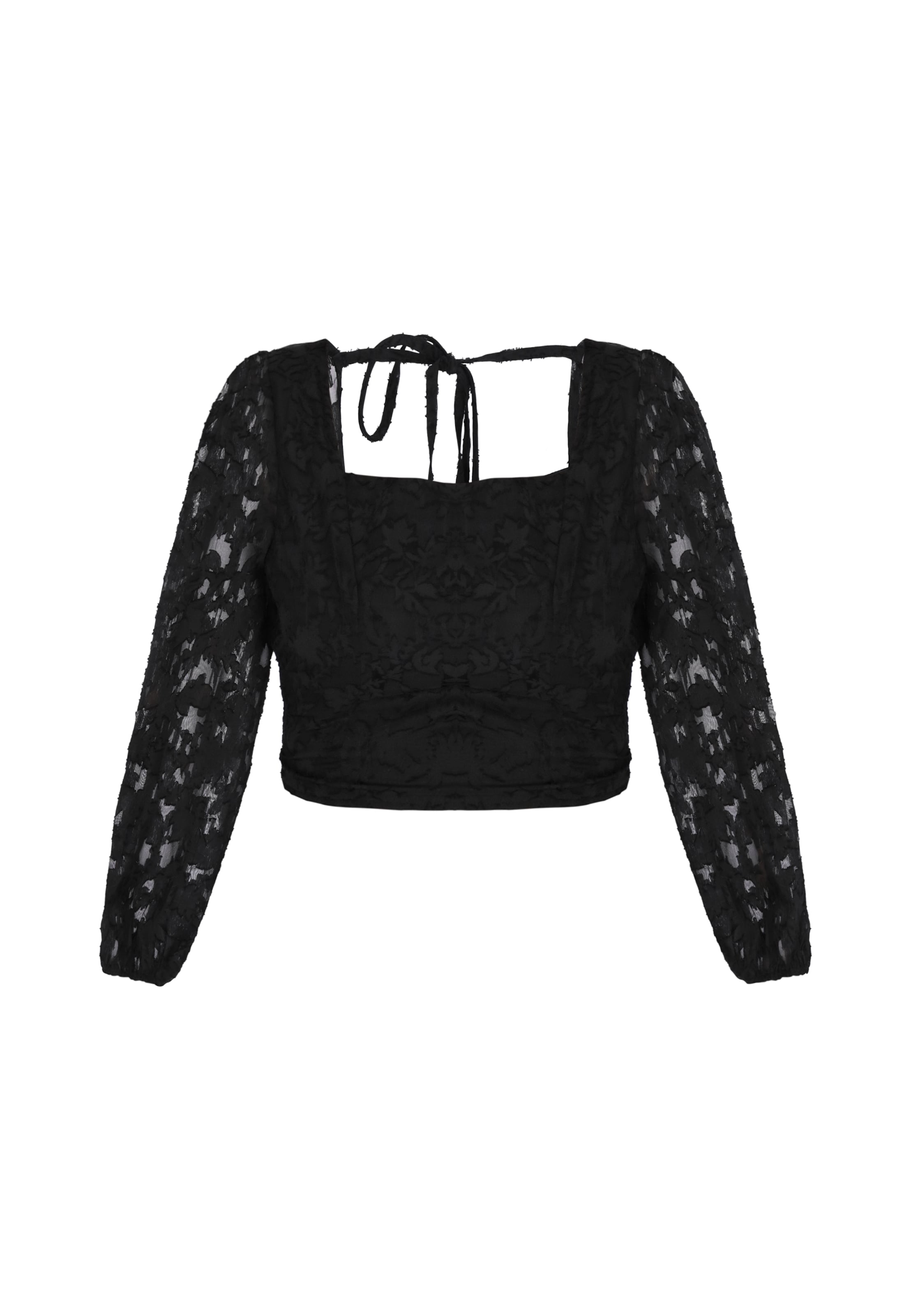 Chemisier faina en noir : devant