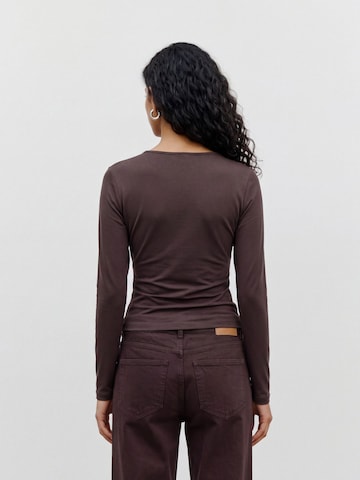 VERO MODA Bluse 'AWDemi' i brun