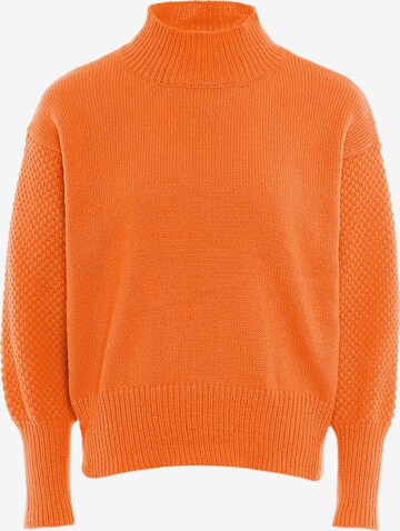 Pull-over MYMO en orange : devant