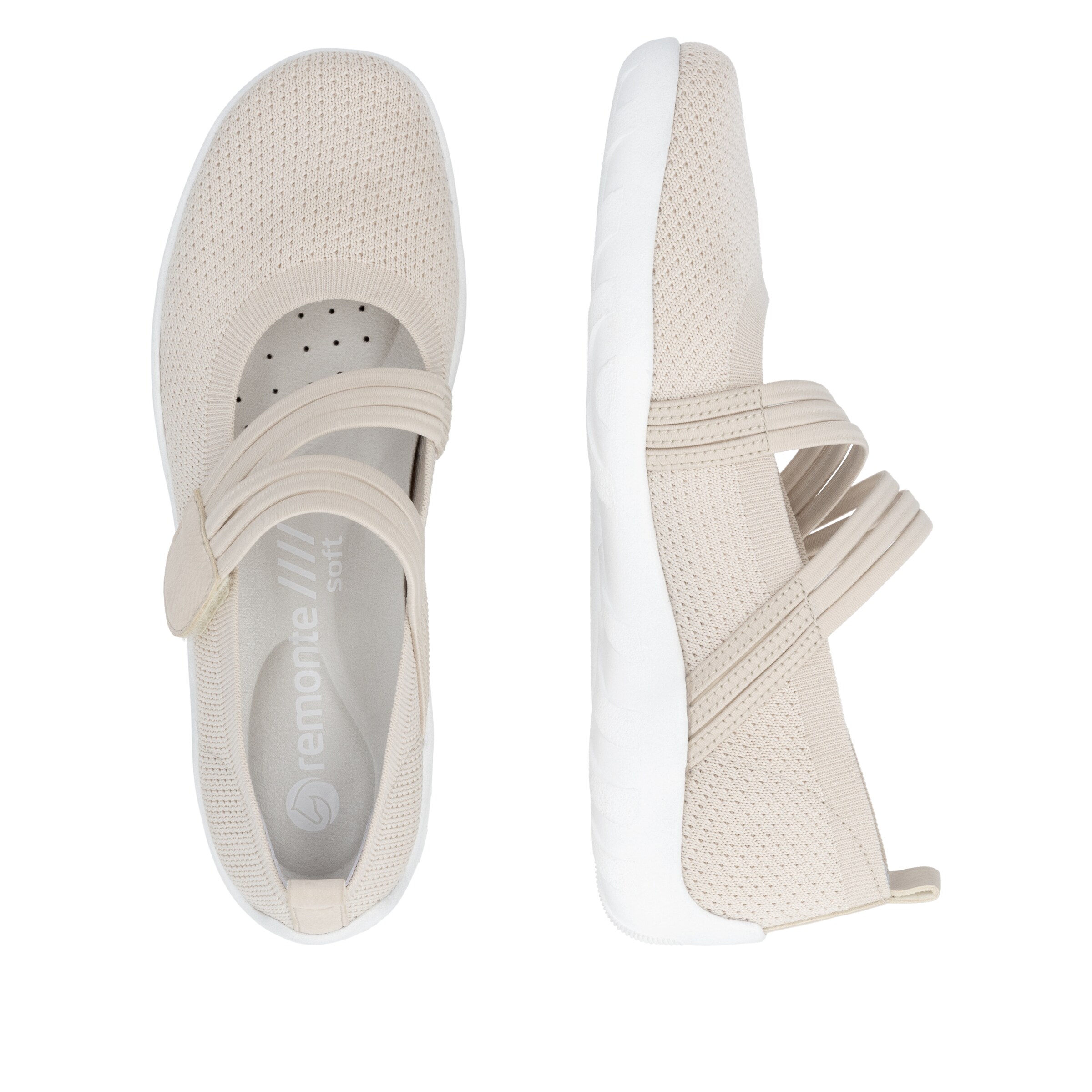 Ballerines à lanières REMONTE en beige