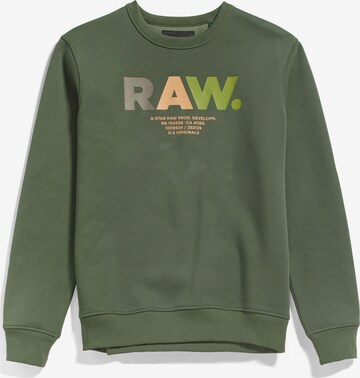 G-Star RAW Sweatshirt in Grün: predná strana