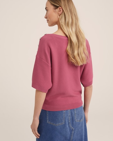 WE Fashion Pulover | roza barva