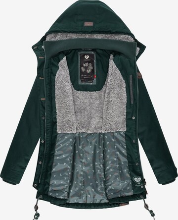 Ragwear Between-seasons coat 'Jane' in Green