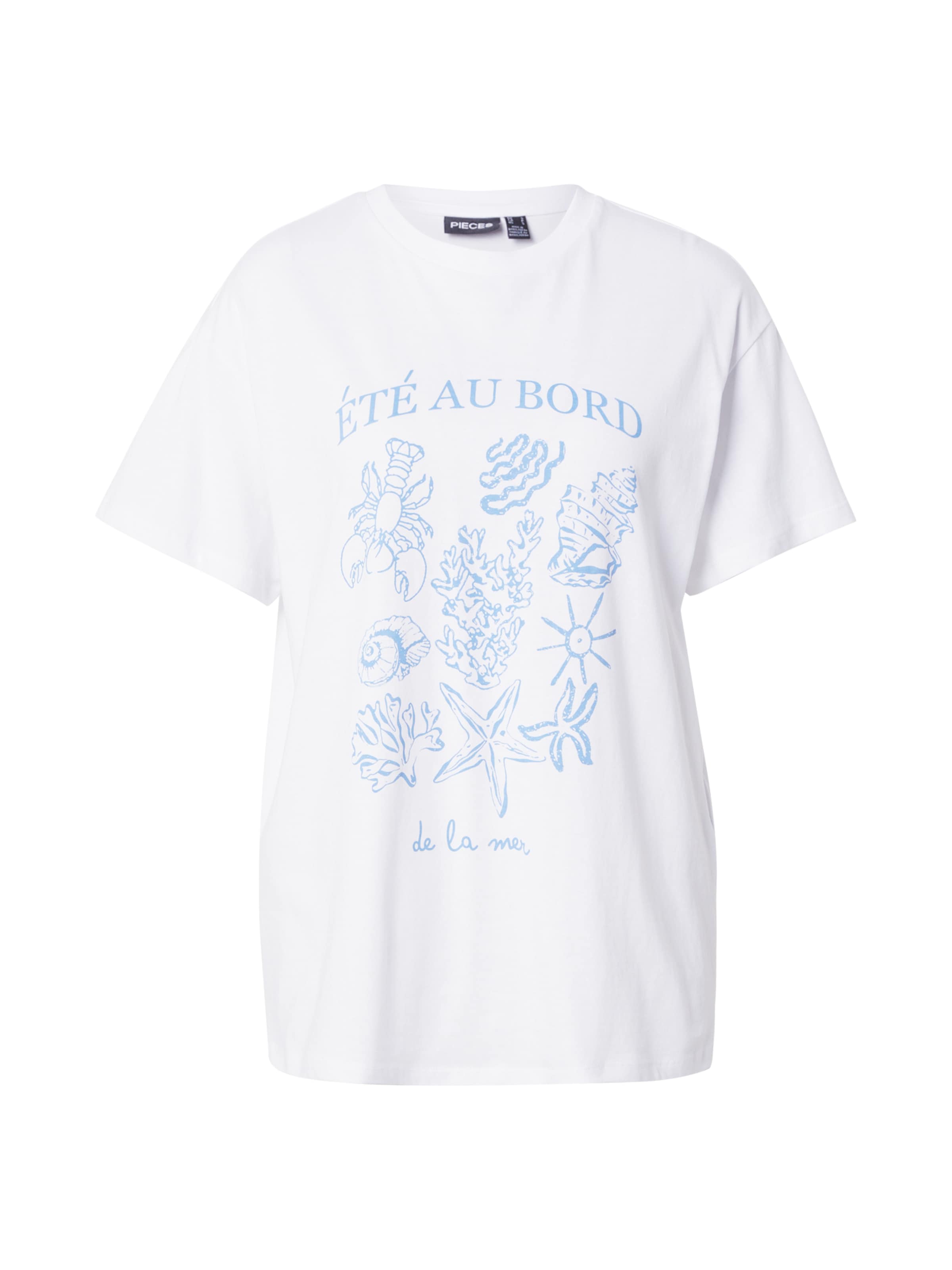 PIECES Shirt 'PCTAYLOR' in White: front