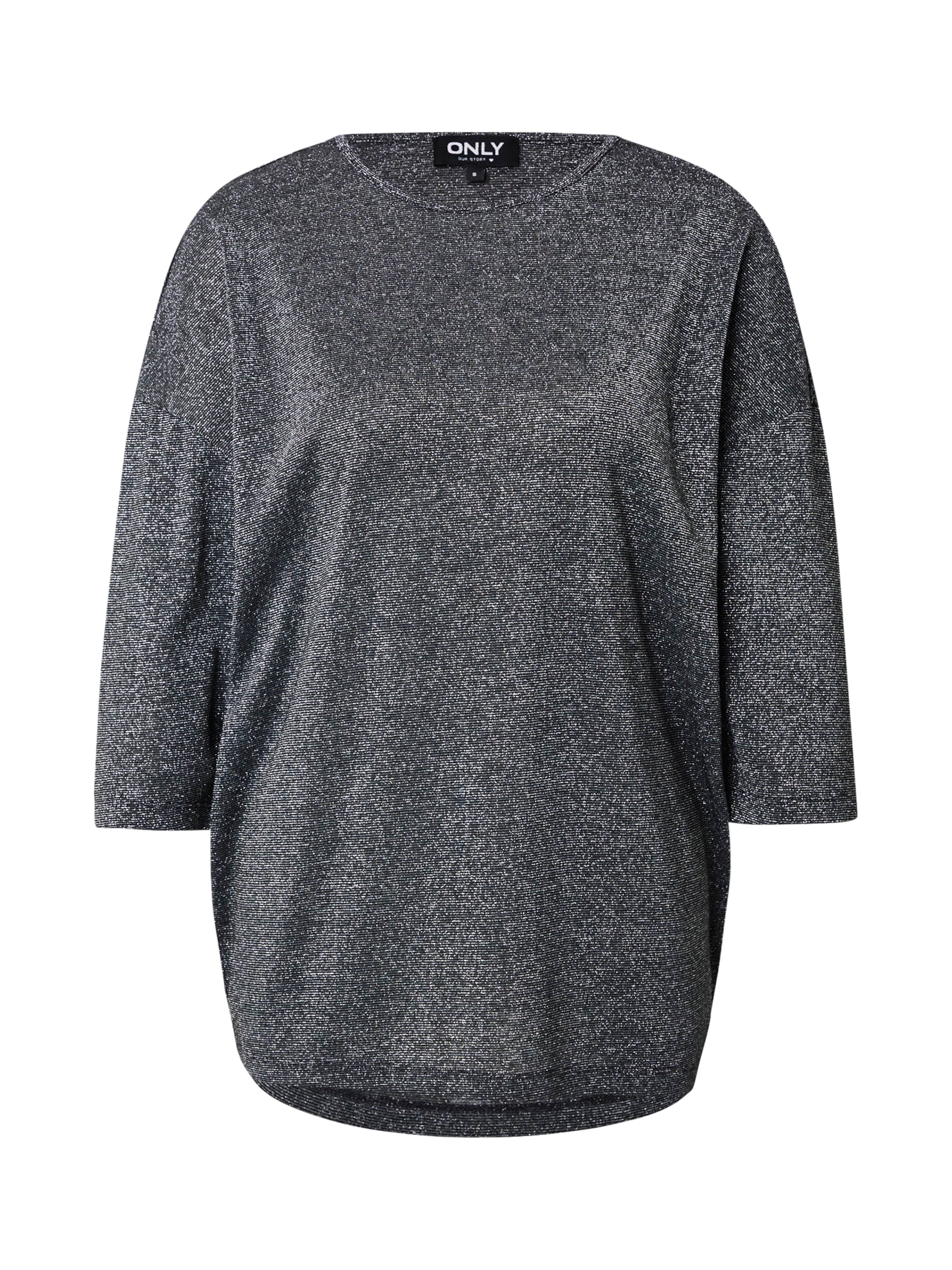 Maglietta 'ONLSILVERY' di ONLY in nero: frontale