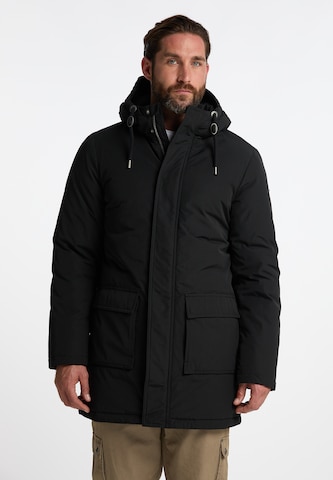 DreiMaster Vintage Зимняя куртка в Черный: спереди