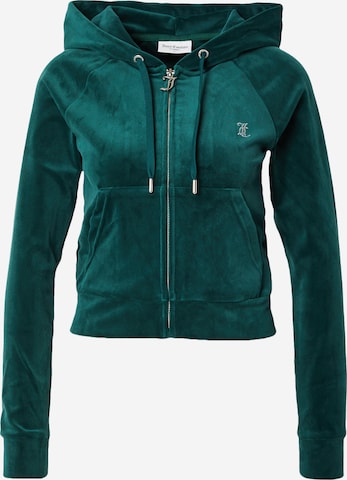 Juicy Couture Sweatjacke 'MADISON' in Grün: Vorderseite