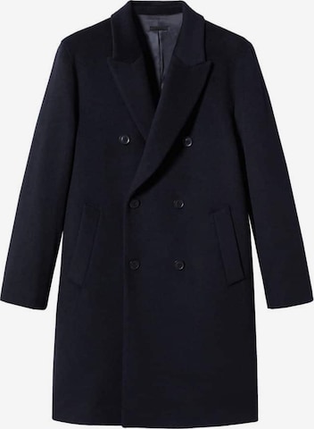 MANGO MAN Winter Coat in Blue: front