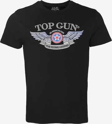 TOP GUN Shirt in Black: front