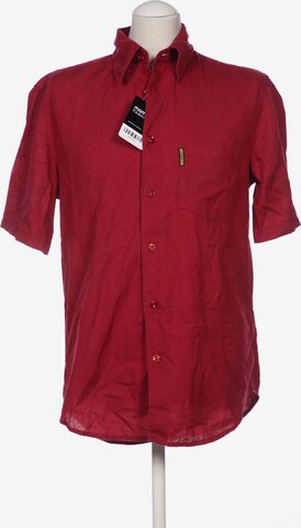 Armani Jeans Button Up Shirt in M in Red: front