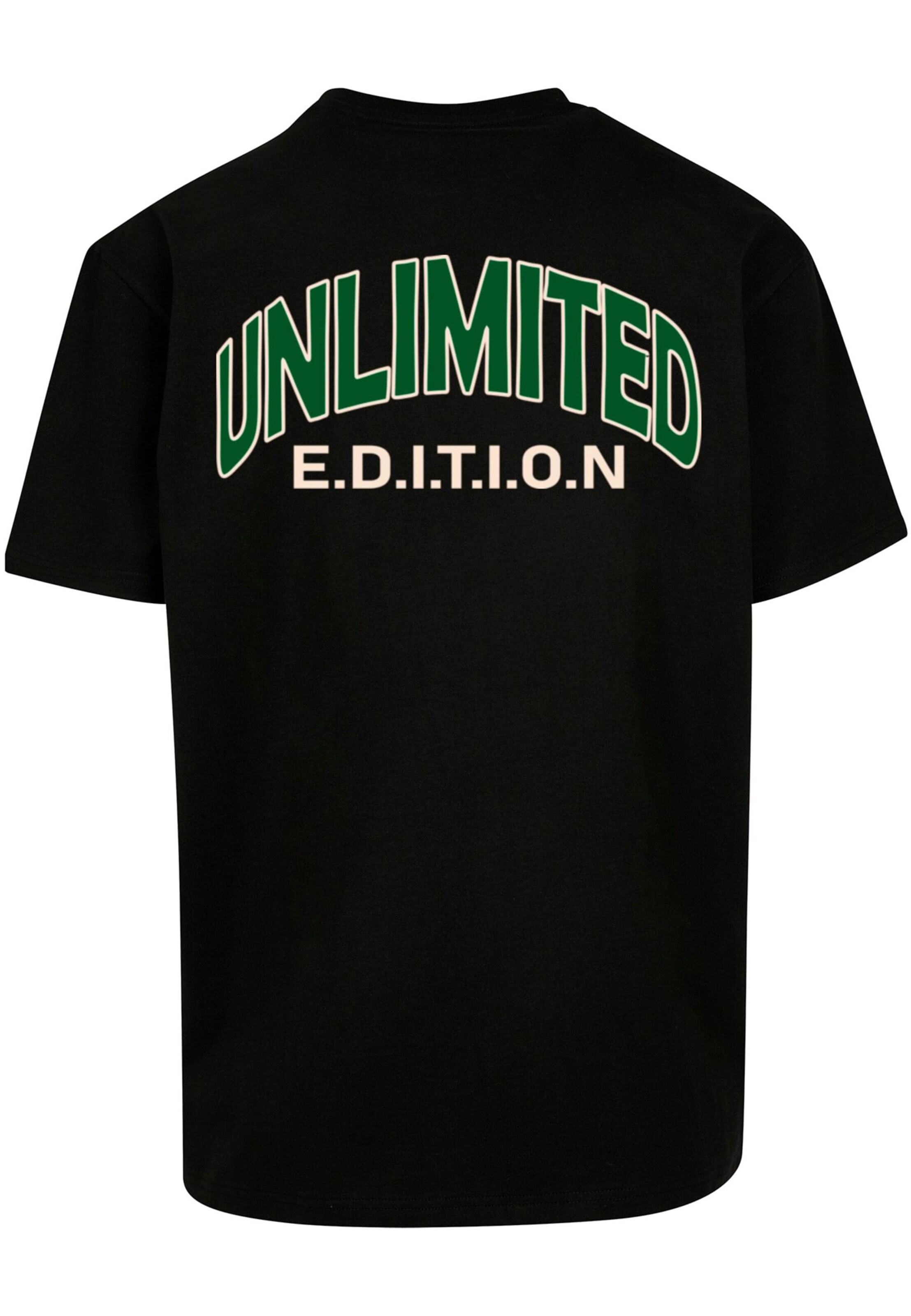 Merchcode Shirt 'Unlimited Edition' in Black