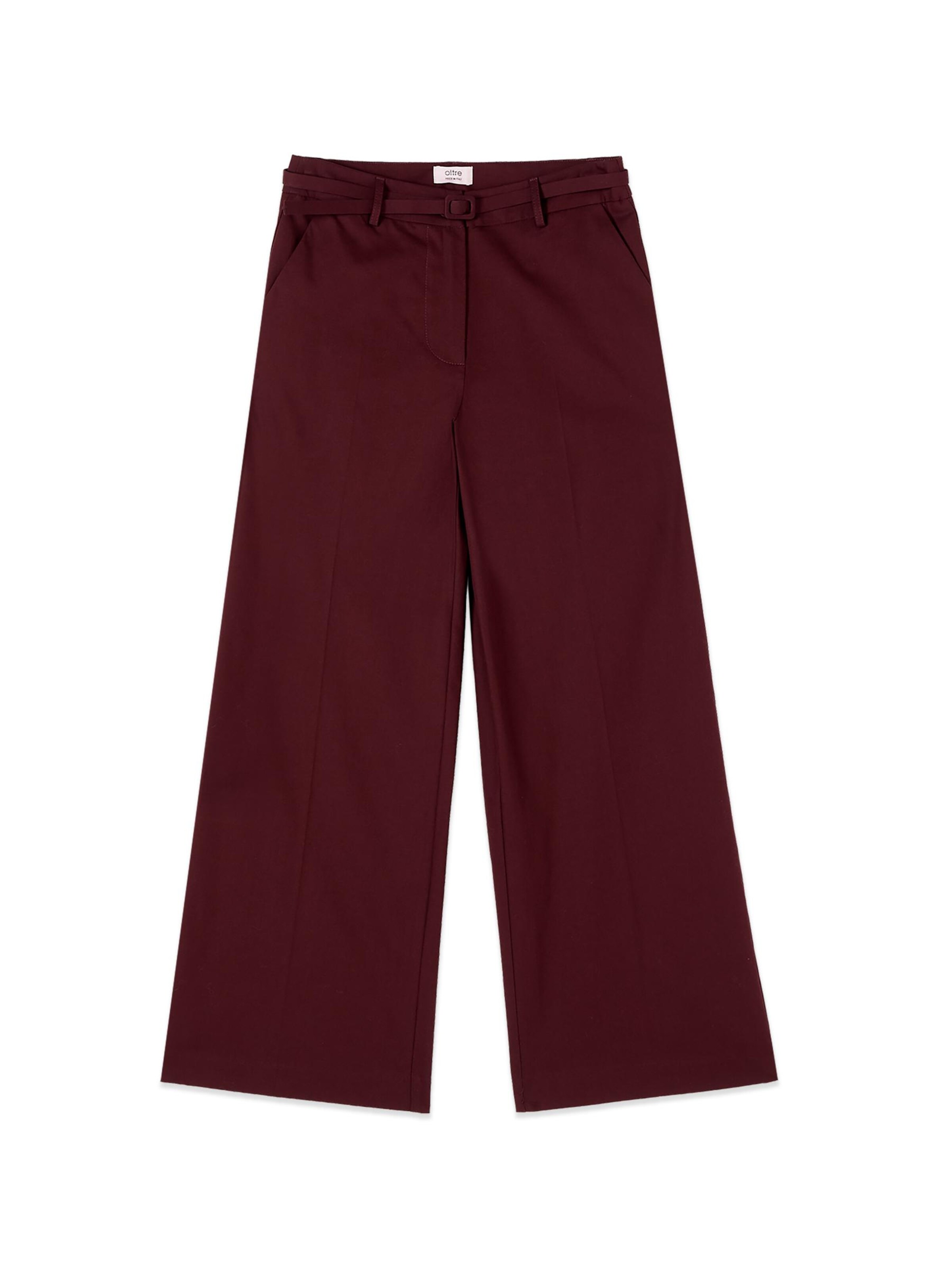 Baggy Pantalon oltre en marron : devant