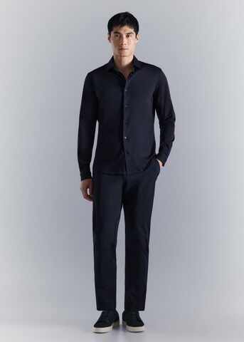 MANGO MAN Regular Fit Hemd 'Adana' in Blau