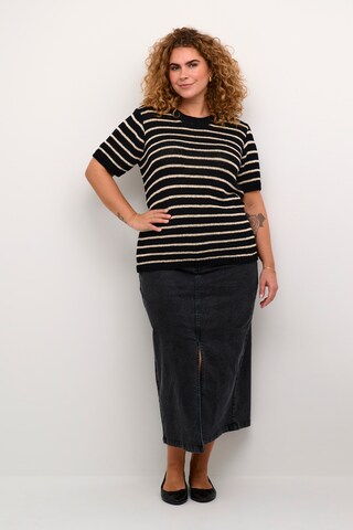 Pull-over KAFFE CURVE en noir